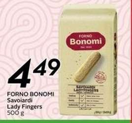 FORNO BONOMI Savoiardi Lady Fingers