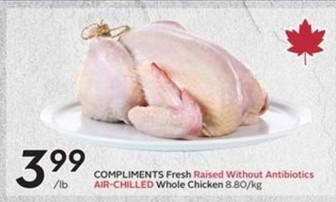 COMPLIMENTS Fresh Whole Chicken