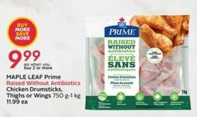 MAPLE LEAF PRIME RAISED WITHOUT ANTIBIOTICS