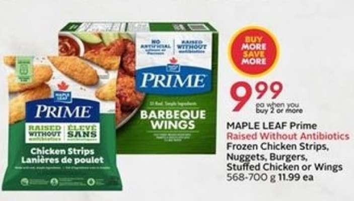 MAPLE LEAF PRIME RAISED WITHOUT ANTIBIOTICS