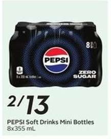PEPSI Soft Drinks Mini Bottles