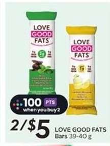 Love Good Fats Bars