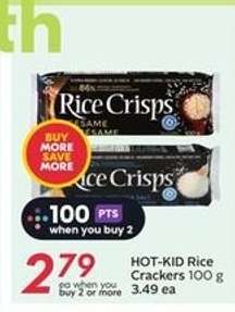 HOT-KID Rice Crackers 100 g