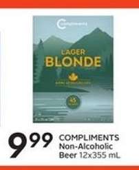 COMPLIMENTS Non-Alcoholic Beer