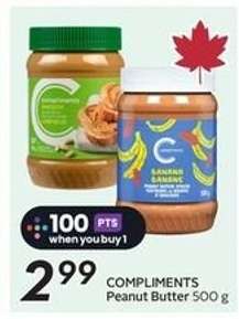 COMPLIMENTS Peanut Butter 500 g