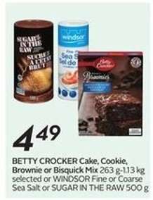 BETTY CROCKER Cake, Cookie, Brownie or Bisquick Mix