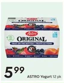 ASTRO Yogurt 12 pk