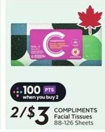COMPLIMENTS FACIAL TISSUES