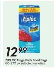 ZIPLOC Mega Pack Food Bags