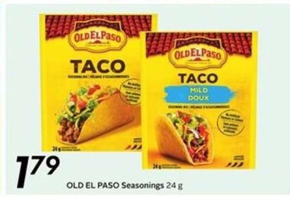 OLD EL PASO SEASONINGS,24 g