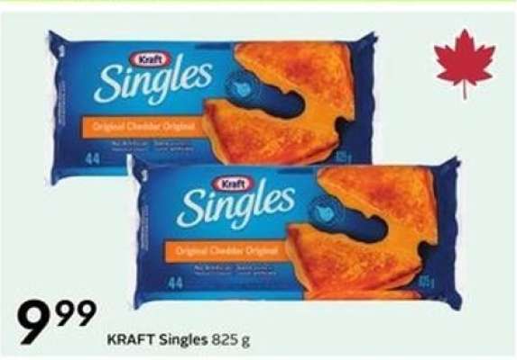 KRAFT SINGLES, 825 g