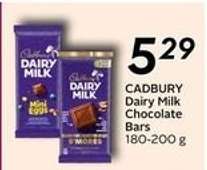 Cadbury Dairy Milk Chocolate Bars