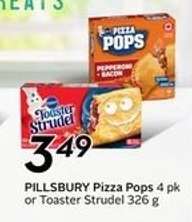 PILLSBURY PIZZA POPS OR TOASTER STRUDEL