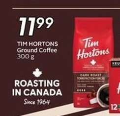TIM HORTONS GROUND COFFEE