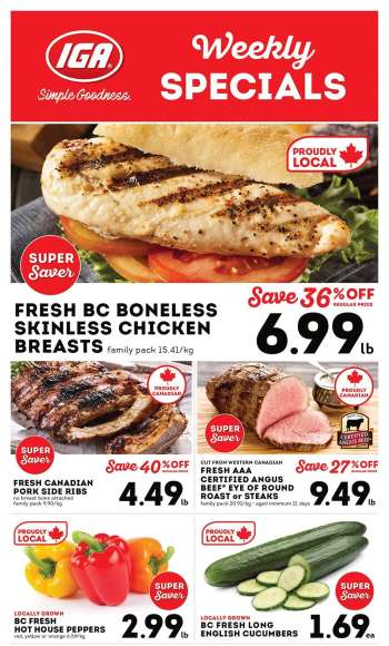 IGA Simple Goodness Flyer - June 06, 2025 - June 12, 2025.