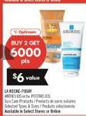 LA ROCHE-POSAY ANTHELIOS or/et POSTHELIOS