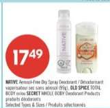 NATIVE Aerosol-Free Dry Spray Deodorant