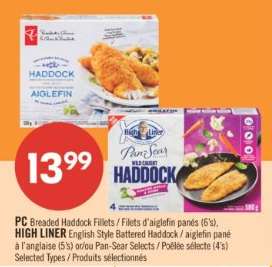 PC Breaded Haddock Fillets / HIGH LINER English Style Battered Haddock