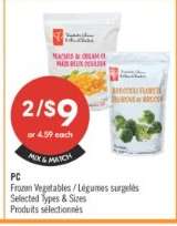PC Frozen Vegetables / Légumes surgelés
