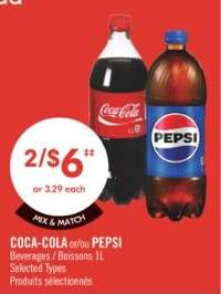 COCA-COLA or PEPSI