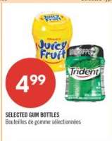 SELECTED GUM BOTTLES