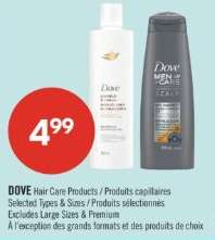 DOVE HAIR CARE PRODUCTS
