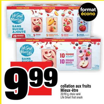 COLLATION AUX FRUITS MIEUX-ÊTRE