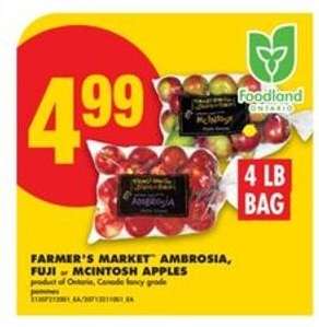 Farmer's Market Ambrosia, Fuji or McIntosh Apples