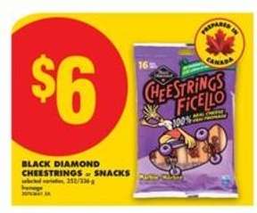 Black Diamond Cheestrings or Snacks