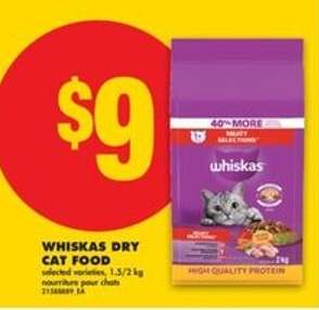 WHISKAS DRY CAT FOOD