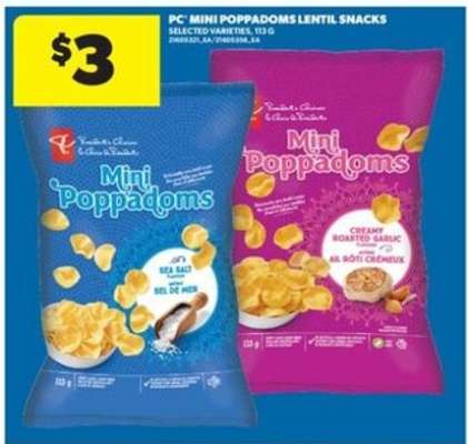 PC Mini Poppadoms Lentil Snacks