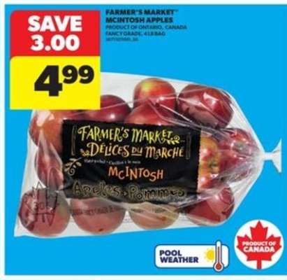 Farmer's Market McIntosh Apples