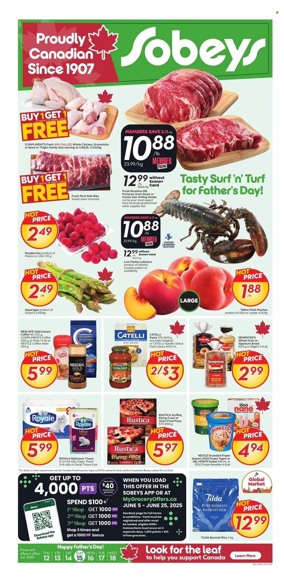 Sobeys flyer - June 12, 2025 - June 18, 2025. Page 1