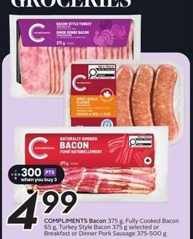 COMPLIMENTS Bacon