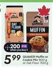 QUAKER Muffin or Cookie Mix / Oat Flour