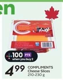COMPLIMENTS Cheese Slices