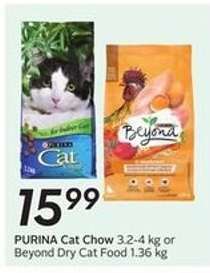 PURINA Cat Chow or Beyond Dry Cat Food
