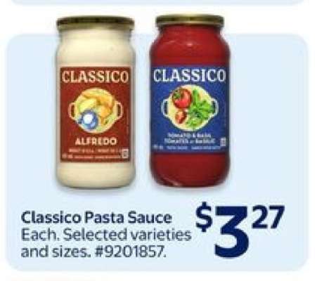 Classico Pasta Sauce