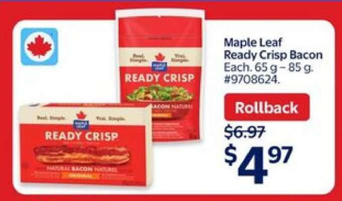Maple Leaf Ready Crisp Bacon