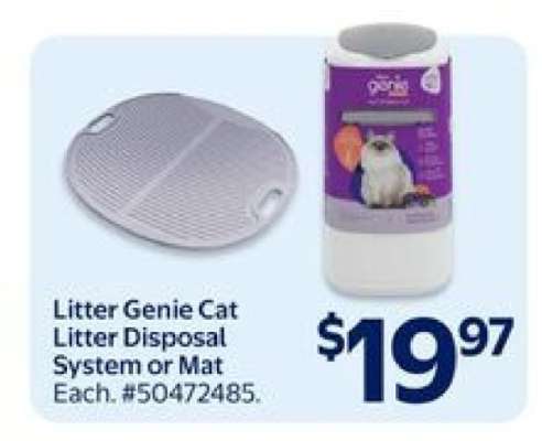 Litter Genie Cat Litter Disposal System or Mat