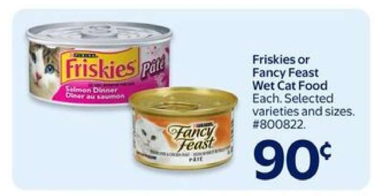 Friskies or Fancy Feast Wet Cat Food