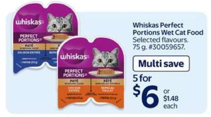 Whiskas Perfect Portions wet cat food