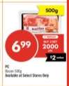 PC BACON 500g