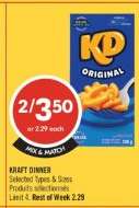 Kraft Dinner