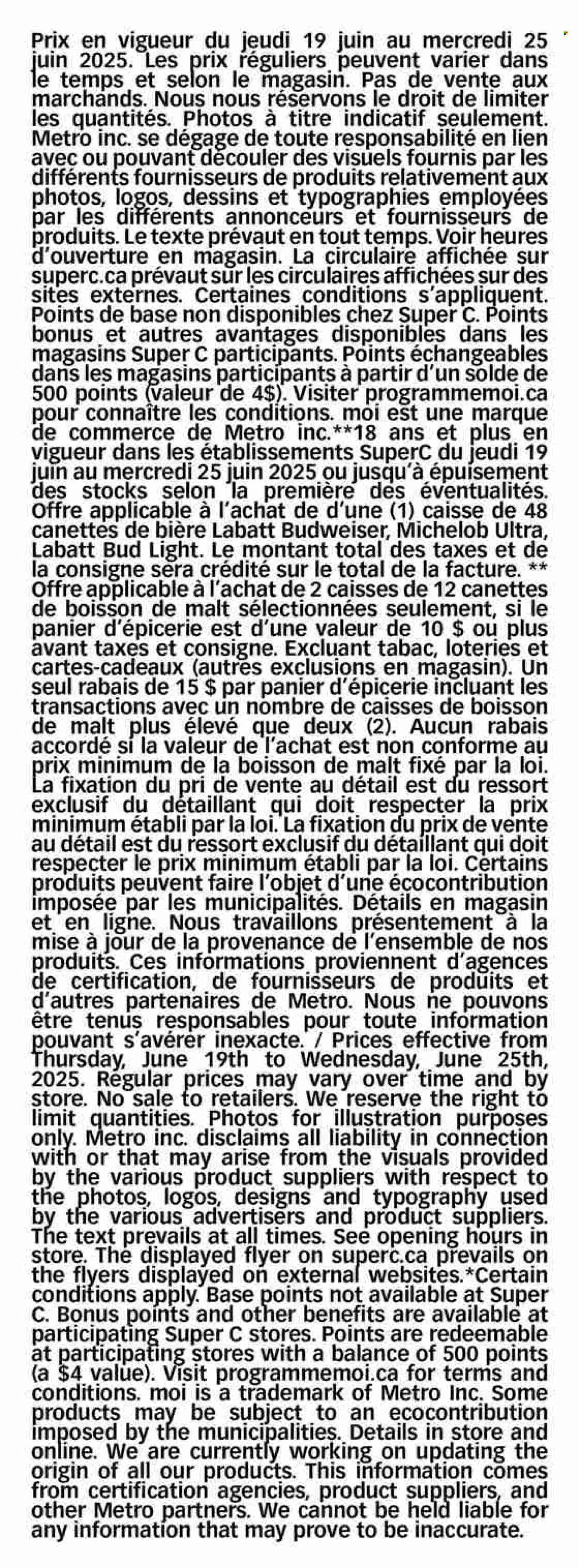 Super C flyer - June 19, 2025 - June 25, 2025. Page 19