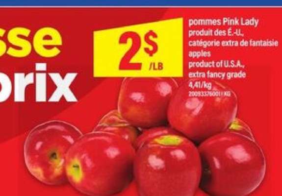 pommes Pink Lady