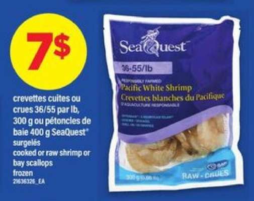 Seaquest Pacific White Shrimp