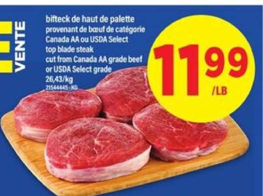 BIFTECK DE HAUT DE PALETTE