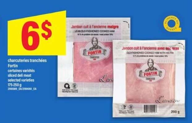 CHARCUTERIES TRANCHÉES FORTIN