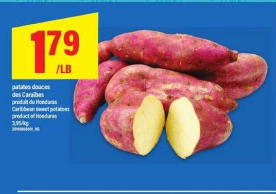 patates douces des Caraïbes
